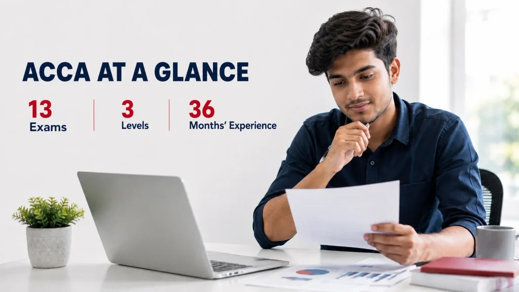 All About ACCA Course: Structure, Subjects, Fees and Careers Indian student learning all about the ACCA course and qualification pathway