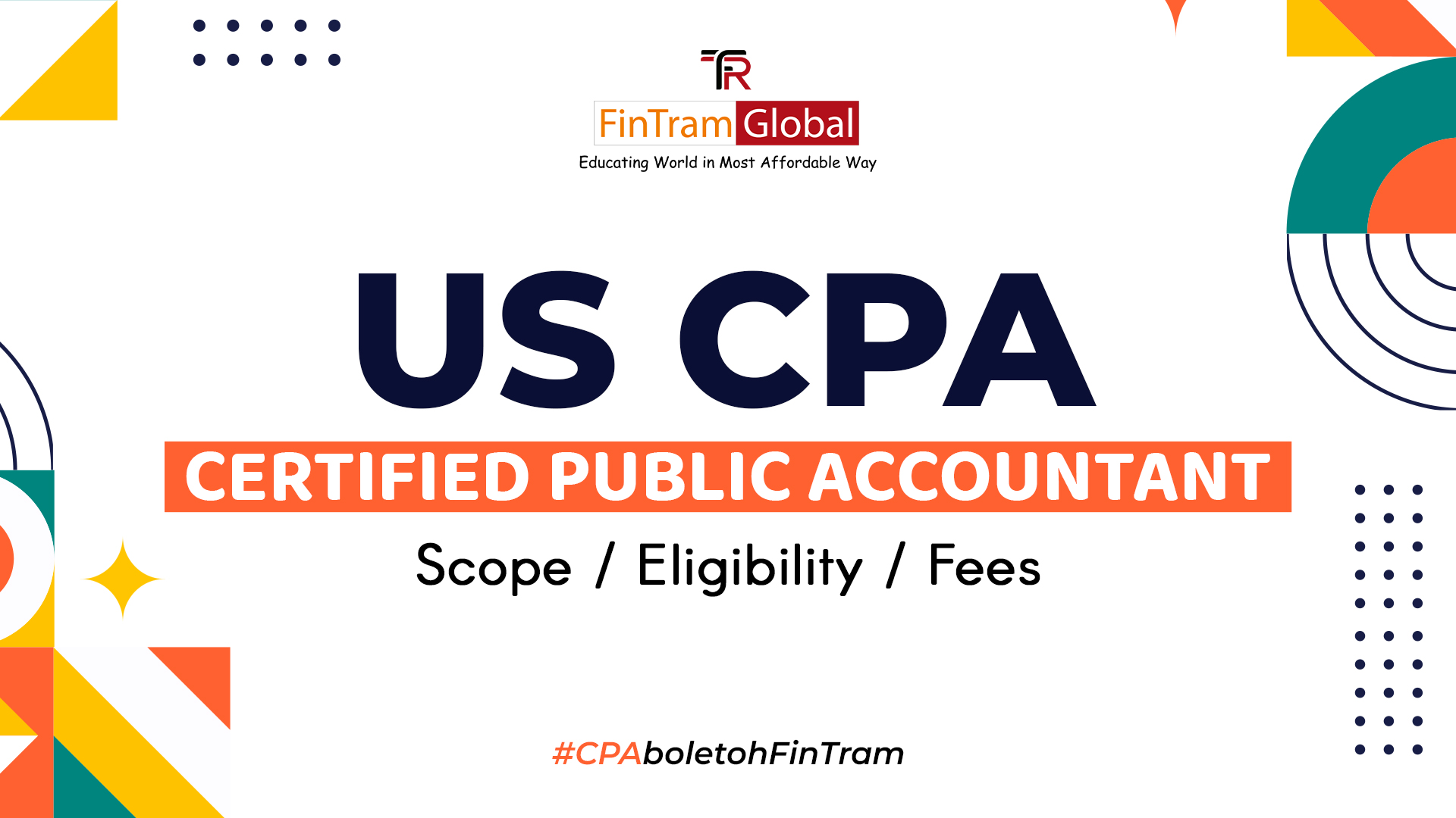 US CPA -Scope,eligibility,Fees