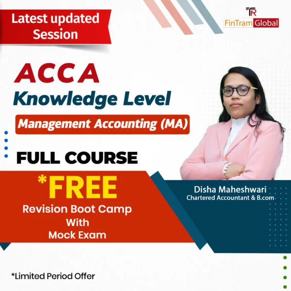 ACCA Management Accounting (MA) Full Course by Disha Maheshwari MA 1 600x600 1