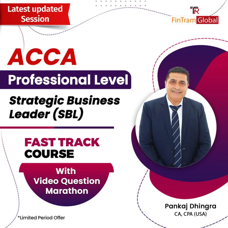 ACCA Strategic Business Leader Fast Track Course with Video Question Marathon by Pankaj Dhingra p